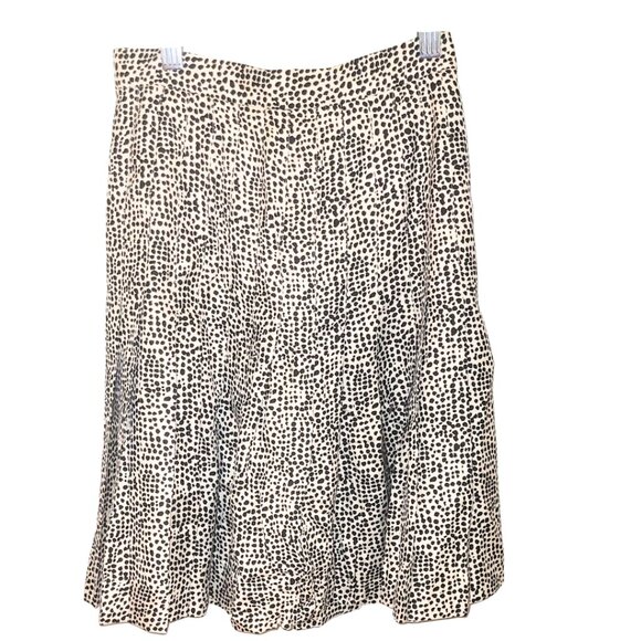 Linda Allard Ellen Tracy 100% Silk Pleated Skirt. Size 2P. - Picture 1 of 6